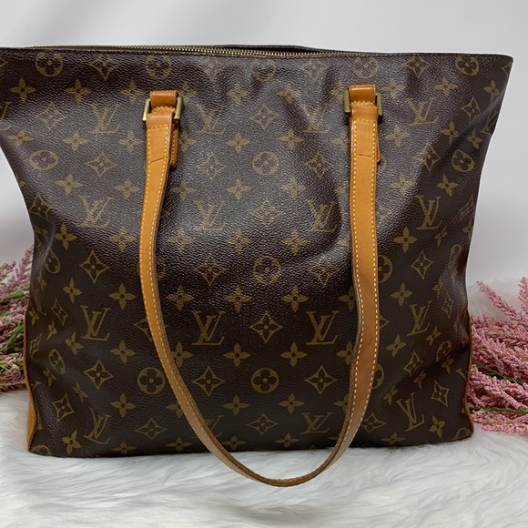 047 Authentic Louis Vuitton Brown Cabaz Mezzo Mono Datecode: TH0013 - Picture 2 of 16
